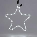 STAR, 1m LED ROPE LIGHT, 2-WAY, WHITE, 32x29cm, IP44
