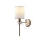 WALL LIGHT FIXTURES METAL 1XE14  ΜΑΧ 15W 190X120X370mm MARBLE PATTERN ARTE ILLUMINA TIMELESS