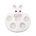 ΔΙΑΚΟΣΜΗΤΙΚΟΣ ΠΑΣΧΑΛΙΝΟΣ ΔΙΣΚΟΣ ΓΙΑ ΑΥΓΑ ΛΑΓΟΣ ΛΕΥΚΟΣ - ΡΟΖ 27x17.8x2.2cm