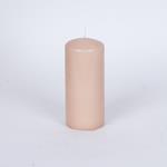 SAND DECORATIVE CANDLE WITH POWDER SCENT 6x14cm.