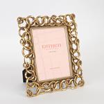 TABLE PHOTO  FRAME, POLYRESIN, ANTIQUE, GOLD, 10x15cm