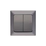 DOUBLE TWO WAY SWITCH  GRAPHITE