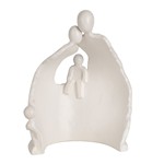 ΓΛΥΠΤΟ ΟΙΚΟΓΕΝΕΙΑ ΚΕΡΑΜΙΚΟ ΛΕΥΚΟ 19.6x11.5x24.5cm