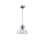 PENDANT LIGHT FIXTURES PEARL GLASS SIMPLE G9 MAX 25W  230x1260mm CHROME ARTE ILLUMINA CLEAR