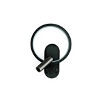 ΑΠΛΙΚΑ ΑΝΑΓΝΩΣΗΣ ΔΙΠΛΟΥ ΦΩΤΙΣΜΟΥ LED 3+10W 150+350Lm 3000K 180x78x243mm ΜΕ USB TYPE C ΜΑΥΡΗ ARTE ILLUMINA FORMA