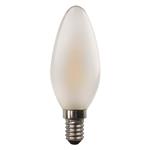 LED LAMP C37 CROSSED FILAMENT 4.5W E14 4000K 220-240V FROST DIMMABLE