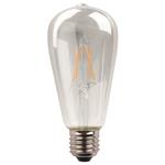 LED LAMP ST64 CROSSED FILAMENT 11W E27 4000K 220-240V DIMMABLE CLEAR