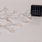 ΣΕΙΡΑ, 60 LED 5mm, ΑΣΤΕΡΙΑ ΠΛΑΣΤΙΚΑ, ΗΛΙΑΚΟ ΣΥΛΛΕΚΤΗ ΜΕ ΑΙΣΘΗΤΗΡΑ ΦΩΤΟΣ, 8 ΠΡΟΓΡΑΜΜΑΤΑ, ΔΙΑΦΑΝΟ PVC ΚΑΛΩΔΙΟ, ΘΕΡΜΟ ΛΕΥΚΟ LED, ΑΝΑ 10cm, ΠΡΟΕΚΤΑΣΗ ΠΑΡΟΧΗΣ 60cm, IP44