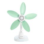 TABLE FAN WITH CLIP AND FLEXIBLE BLADES WHITE-MINT Φ34 12W