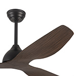 DECORATIVE FAN WOODEN COLOR WITH REMOTE CONTROL Φ132 30W DC
