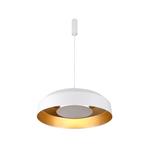 ΦΩΤΙΣΤΙΚΟ ΚΡΕΜΑΣΤΟ ΜΕΤΑΛΛΟ-ΑΚΡΥΛΙΚΟ ΣΤΡΟΓΓΥΛΗ LED 20W 1482Lm 3000K Φ400mm ΛΕΥΚΟ-ΧΡΥΣΟ ARTE ILLUMINA STIGMA