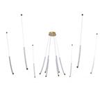 ΦΩΤΙΣΤΙΚΟ ΚΡΕΜΑΣΤΟ LED 75W 4500Lm 3000K 1200XH1500mm ΛΕΥΚΟ-ΧΡΥΣΟ ARTE ILLUMINA PEARLETTE