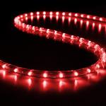 LED ROPE LIGHT, UV PROTECTION, CUT EVERY METER, 2-WAY, RED, 50m, 36 LED/m, IP65