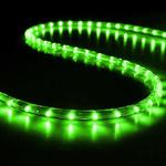 LED ROPE LIGHT, UV PROTECTION, CUT EVERY METER, 2-WAY, GREEN, 50m, 36 LED/m, IP65