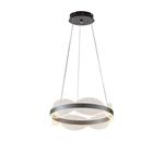 PENDANT LIGHT FIXTURES ACRYLIC ROUND LED 48W Φ450mm 3000K 4320Lm SILVER ARTE ILLUMINA TORINO