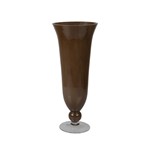 ΒΑΖΟ ΓΥΑΛΙΝΟ ΚΑΦΕ 19.2x19.2x45cm