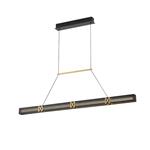 PENDANT LIGHT FIXTURES ALUMINIUM LED 21W 3000K 2100Lm 1200X1200mm  BLACK-GOLD ARTE ILLUMINA LUIS