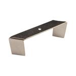 METALIC BASE FOR ALUMINUM RECESSED PROFILE FOR 4 LED TAPES