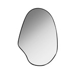 MIRROR IRREGULAR METALLIC BLACK 56x2.5x99cm