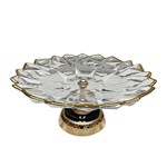 ΔΙΑΚΟΣΜΗΤΙΚΗ ΠΙΑΤΕΛΑ ΓΥΑΛΙΝΗ - ΜΕΤΑΛΛΙΚΗ ΧΡΥΣΗ 32x15cm