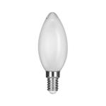 LED LAMP C35 CROSSED FILAMENT 6.5W E14 6500K 220-240V MILKY