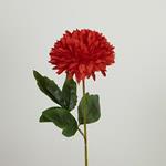 FLOWER/BRANCH, CRYSANTHEMUM, RED, 50cm