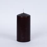 DECORATIVE CANDLE BROWN 7x14cm.