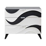 ΣΥΡΤΑΡΙΕΡΑ ΞΥΛΙΝΗ ΛΕΥΚΟ - ΜΑΥΡΟ 80x40x80cm