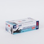 DISPOSABLE NITRILE EXTRA STRONG GLOVES WITHOUT POWDER BLACK SIZE XLARGE 100PCS