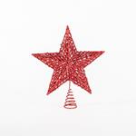 WIRE TOP TREE, RED, STAR, 30,5x34,5cm