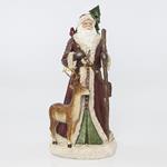 TABLE SANTA, WITH BROWN UNIFORM AND FAWN, 19,1x18x40,1cm
