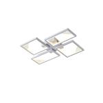 CEILING LIGHT FIXTURES ALUMINIUM LED 36W 3000Κ 900Lm 450X580X55mm BLACK ARTE ILLUMINA SQUARE