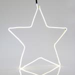 STAR, 2m NEON LED ROPE LIGHT, 2-WAY, WHITE, 54x58cm, IP44