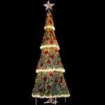 HUGE LIGHTED TREE, PVC, OUTDOOR USE, 700cm