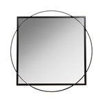 ΚΑΘΡΕΦΤΗΣ ΜΕΤΑΛΛΙΚΟΣ ΜΑΥΡΟΣ 70x4x70cm