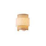 WALL LIGHT FIXTURES FABRIC 1XE27 MAX 15W 260X460mm BEIGE-MATT WHITE ARTE ILLUMINA ISLA