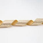 GOLD RIBBON, WITH GLITTER, 6.30cm, 10M