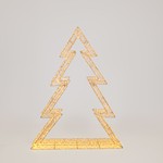 ΔΕΝΤΡΟ ΦΩΤΙΖΟΜΕΝΟ 130cm, 6000 MINI LED, 31V ΜΕΤΑΣΧΗΜΑΤΙΣΤΗ, ΜΠΡΟΝΖΕ ΧΑΛΚΙΝΟ ΚΑΛΩΔΙΟ, ΜΠΡΟΝΖΕ ΜΕΤΑΛΛΙΚΟΣ ΣΚΕΛΕΤΟΣ, ΘΕΡΜΟ ΛΕΥΚΟ LED, ΠΡΟΕΚΤΑΣΗ ΠΑΡΟΧΗΣ 5m, IP44