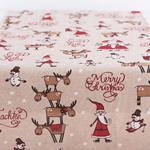 TABLE RUNNER WITH MERRY CHRISTMAS, 35x150cm