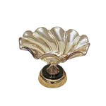 ΔΙΑΚΟΣΜΗΤΙΚΟ ΜΠΩΛ ΓΥΑΛΙΝΟ - ΜΕΤΑΛΛΙΚΟ ΧΡΥΣΟ - ΜΑΥΡΟ 18x18cm