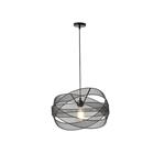 PENDANT LIGHT FIXTURES METAL SIMPLE 1XE27  MAX 15W 250X250X1280mm BLACK ARTE ILLUMINA OGGI