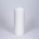 DECORATIVE CANDLE WHITE 7x18cm.