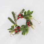 LITTLE WREATH, WITH LITTLE GOLD BRANCHES, 22cm