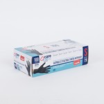 DISPOSABLE NITRILE EXTRA STRONG GLOVES WITHOUT POWDER BLACK SIZE SMALL 100PCS