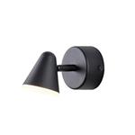 WALL LIGHT FIXTURES 5W 80Χ135mm BLACK ARTE ILLUMINA CAMPANELLE