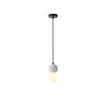 PENDANT LIGHT FIXTURES CONCRETE&GLASS G9 MAX 15W 100X100X210mm WHITE ARTE ILLUMINA PLASTER SERIES