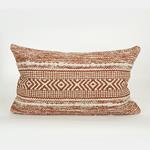 CUSHION,  WITH  FILLER, COTTON- WOVEN, BBROWN- NATURAL, 30x50cm