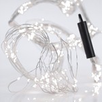 ΧΤΑΠΟΔΙ, 400 MINI LED, 4,5V ΜΕΤΑΣΧΗΜΑΤΙΣΤΗ, ΑΣΗΜΙ ΧΑΛΚINO KAΛΩΔΙΟ, ΛΕΥΚΟ LED, ANA 10cm, (16 LINES X 25LED), ΠΡΟΕΚΤΑΣΗ ΠΑΡΟΧΗΣ 5m, ΙΡ44