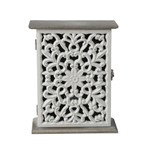ΚΛΕΙΔΟΘΗΚΗ MDF ΛΕΥΚΗ 19x6x26cm