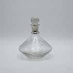 ΚΑΡΑΦΑ ΓΥΑΛΙΝΗ-ΜΕΤΑΛΛΙΚΗ ΑΣΗΜΙ 22x20cm